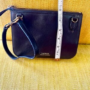 Ralph Lauren Leather mini belt bag, wristlet or cross body.